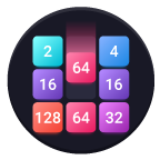 2048: Drop And Merge Icon
